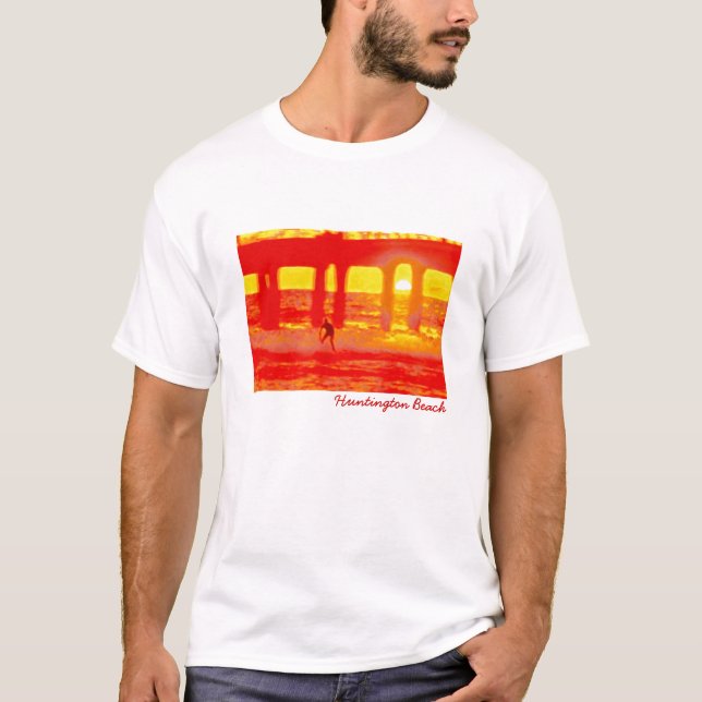 Surf Huntington Beach T-Shirt (Front)