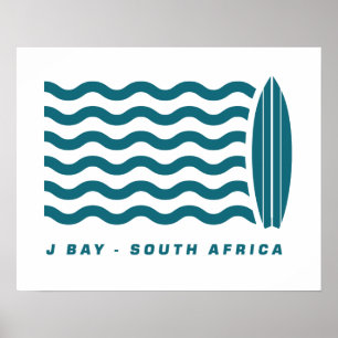 Surf Jeffreys Bay South Africa Poster