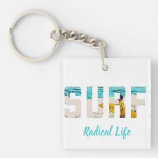 Surf Keychain