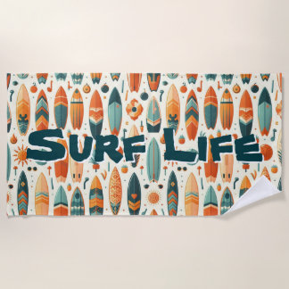 Surf Life Beach Towel