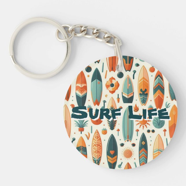 Surf Life Keychain (Front)