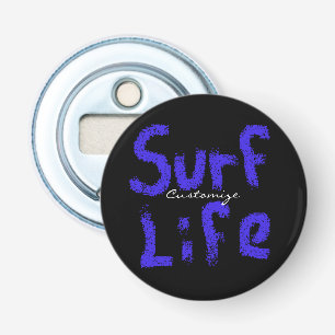 surf life spray-painted blue  any colour bottle opener