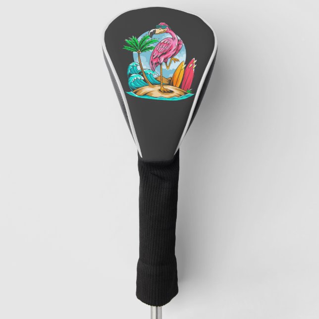 Surf Like a Mingo! Golf Head Cover (Front)