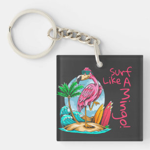 Surf Like a Mingo!  Keychain 