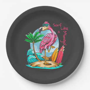 Surf Like a Mingo! Paper Plates