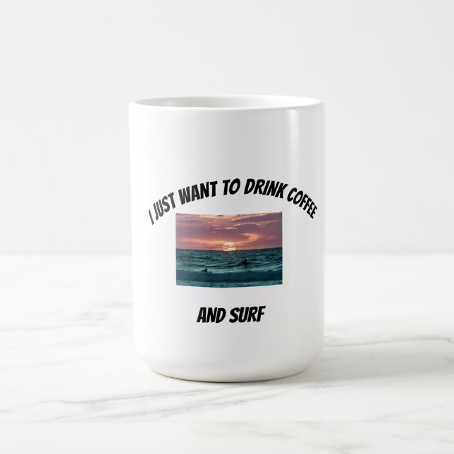 Surf lover's Coffee Mug (Center)
