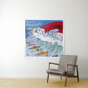 Surf Magnet tapestry