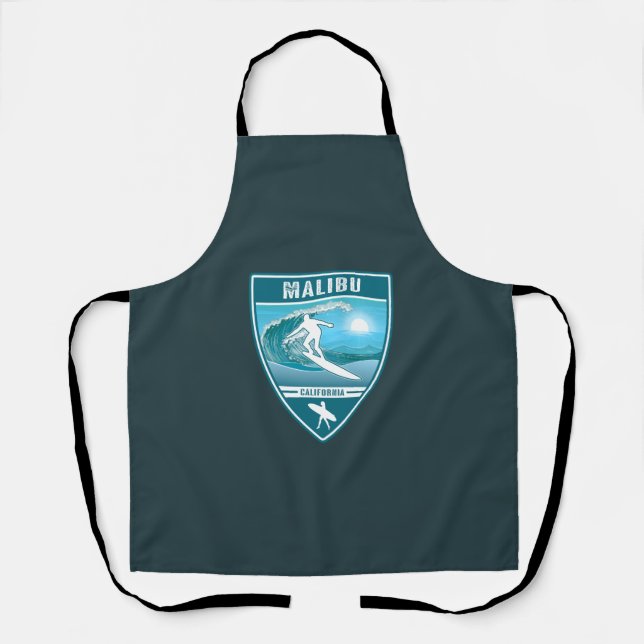 Surf Malibu California Apron (Front)
