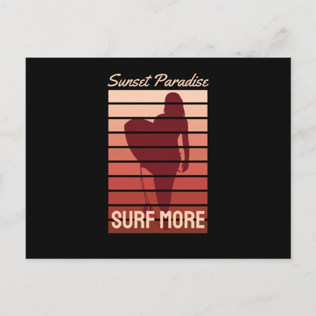 Surf More Postcard (Front)
