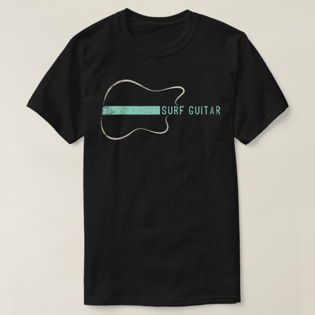 Surf MusicSurf Rock Guitar 2905 T-Shirt (Design Front)