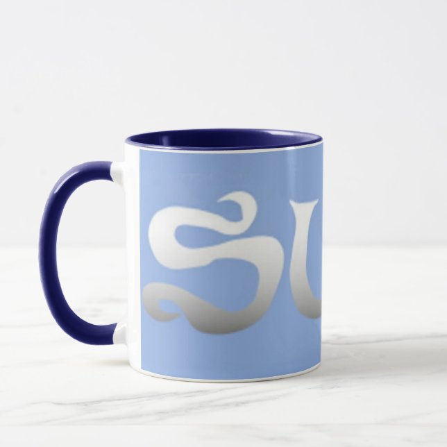 Surf navy combo mug (Left)