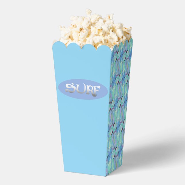 Surf oval blue popcorn boxes (Popped)