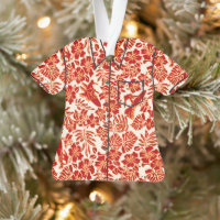 Surf Pareau Hawaiian Hibiscus Aloha Chemise - Roug