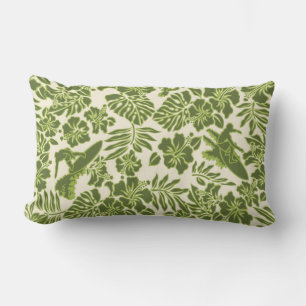 Surf Pareau Hawaiian Reversible Lumbar Pillow