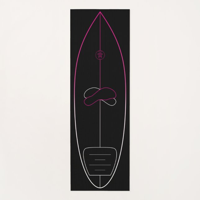 Surf-Pop-Up training mat Yogamatte | pink (Front)