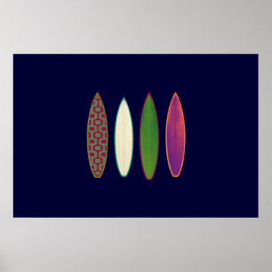 surf print for walls