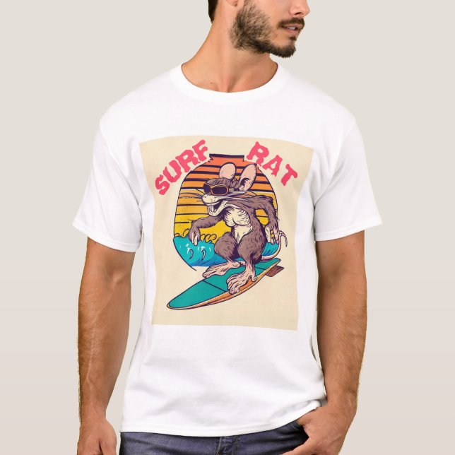 'SURF RAT'  T-Shirt (Front)
