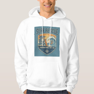 Surf Rescue Lifeguard Patrol Est 1950 Hoodie