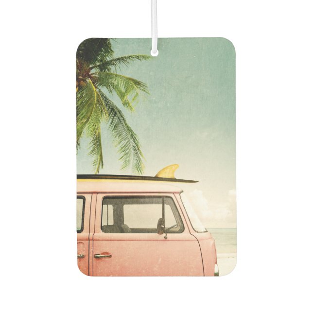 Surf Retro | Beach Air Freshener (Front)