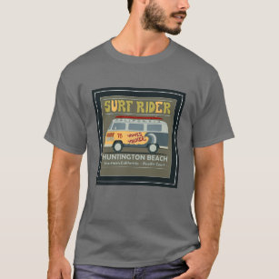 Surf Rider Huntington Beach Poster T-Shirt