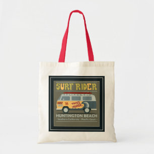 Surf Rider Huntington Beach Poster Tote Bag