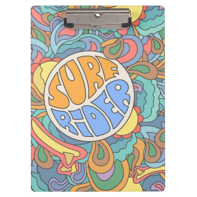 Surf Rider Pattern Clipboard (Front)