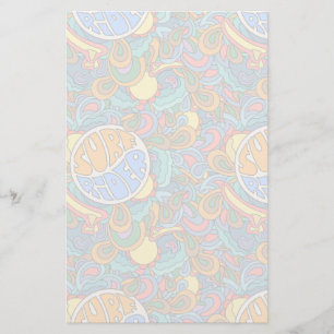Surf Rider Pattern Stationery