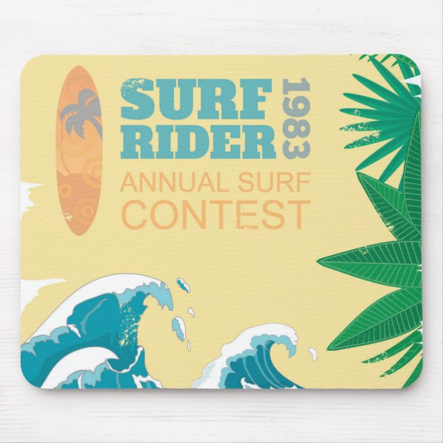 Surf Rider Surf Contest |1983 Mouse Pad (Front)