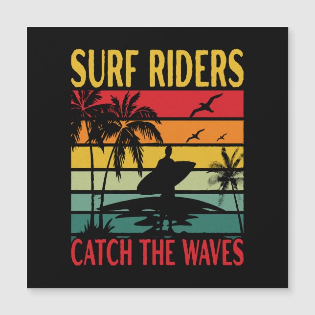 Surf Riders Catch the Waves (Front)