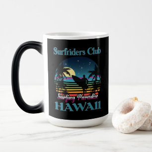 Surf riders Club, Surfing Paradise, Hawaii Magic Mug
