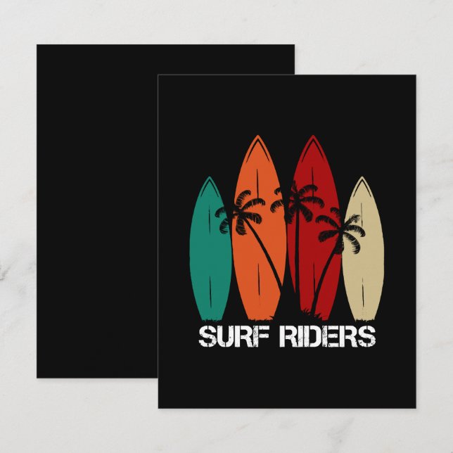 Surf Riders Enclosure Card (Front/Back)