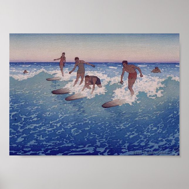 'Surf-Riders, Honolulu' - Affiche (Devant)