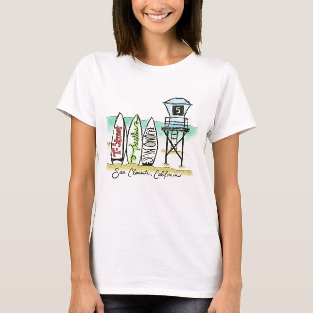 Surf San Clemente Women's Tank (Front)