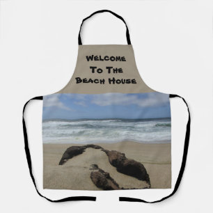 Surf Sand and Driftwood West Coast Landscape Beach Apron