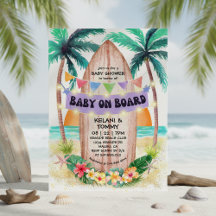 Surf & Sea | Baby On Board Beach Baby Shower