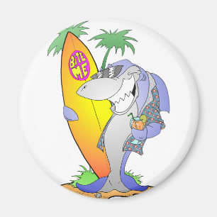 Surf Shark Magnet