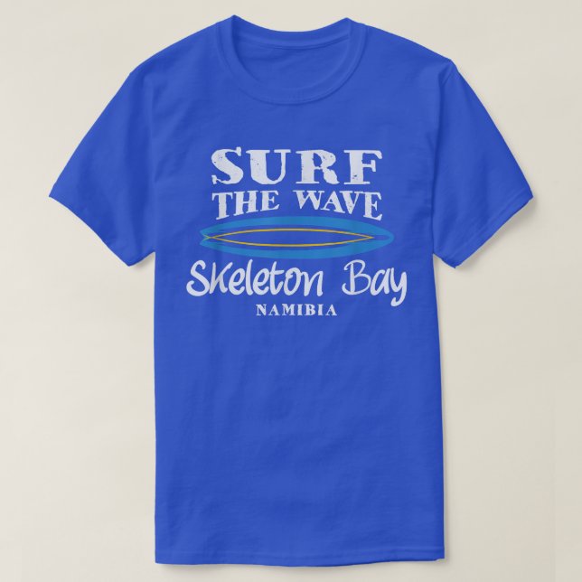 Surf Skeleton Bay, Surf The Wave Skeleton Bay Nami T-Shirt (Design Front)