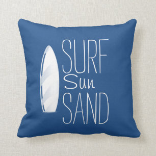 Surf Sun Sand Pillow