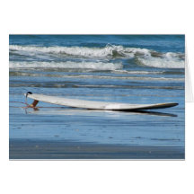 Surf sur la plage