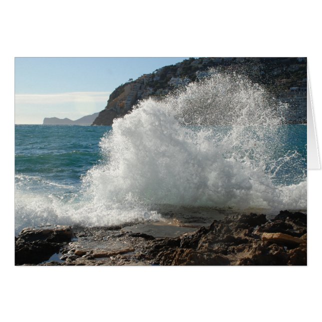 Surf sur les rochers, Majorque, Espagne (Devant horizontal)
