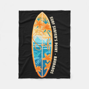 Surf Surfer’s Point Rdos Surfing Vacation Fleece Blanket