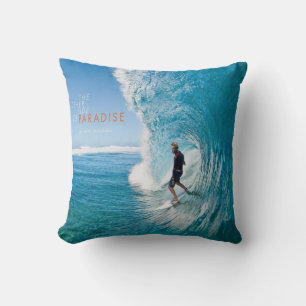 Surf Surfing Surfer Throw Pillow