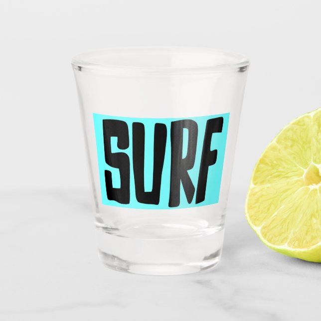 SURF - the 'Original' Surf brand, Est. 2025 Shot Glass (Front)