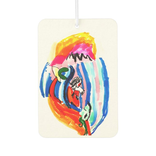 Surf up summer  air freshener (Front)