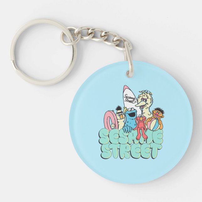 surf Vintage Sesame Street des années 90 (Devant)