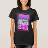 Surf  Vintage Surf Wear 80s Retro Graphic