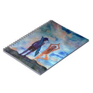 Surf Yoga Summer Photo Notebook (80 Pages B&W)