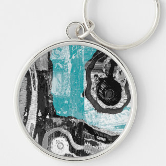 Surface Current – Abstract Flow & Structure Premiu Keychain