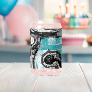 Surface Current – Flow & Structure Drinkware Set Can Glass