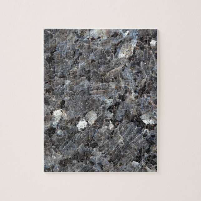 Surface of a Labradorite Rock Jigsaw Puzzle (Vertical)